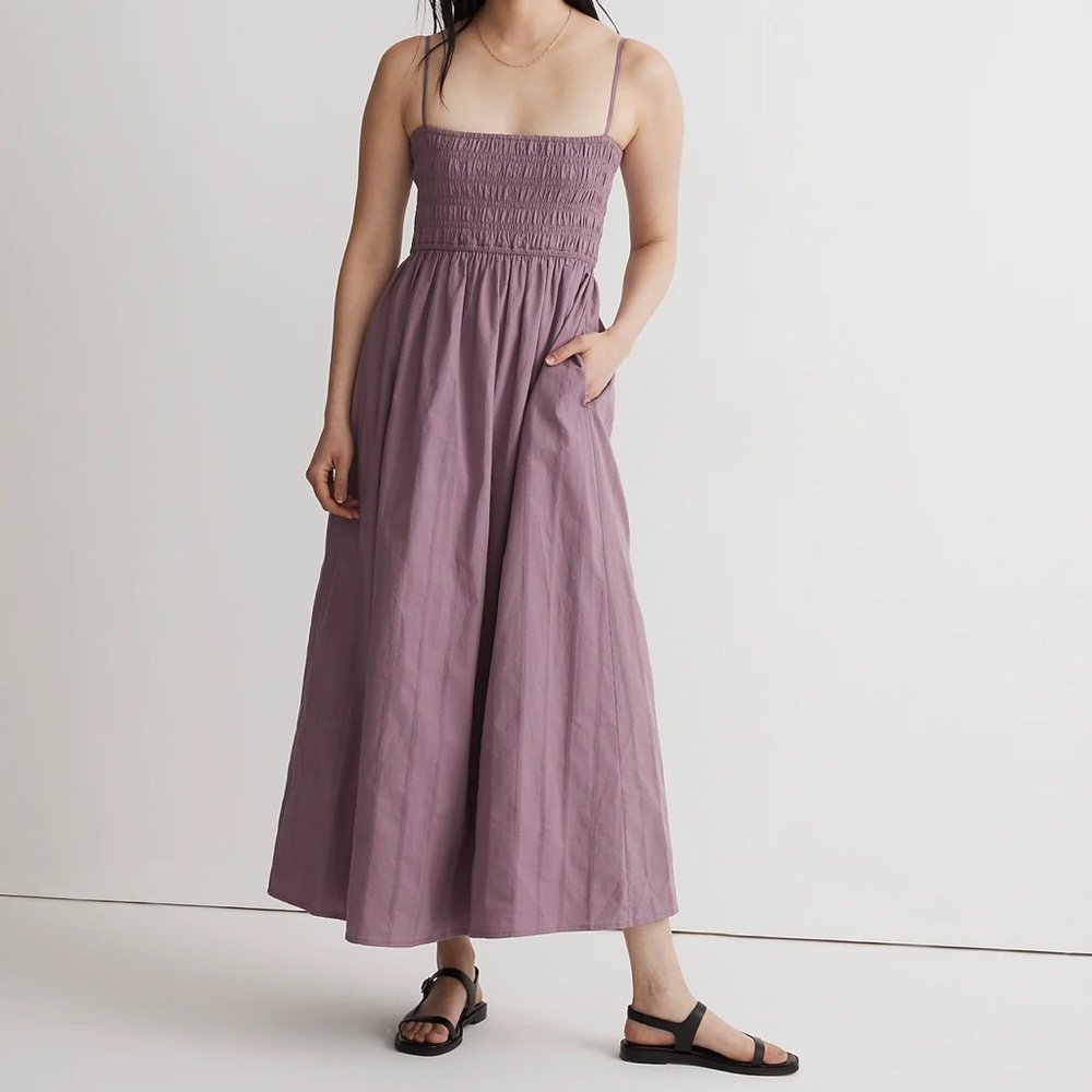 NWT Madewell Theo Sleeveless Midi Dress Sz XXS